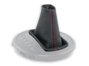 FOR VW T5 2003-2015 DSG GEAR SHIFT BOOT GAITER LEATHER STITCHING RED - Picture 1 of 4