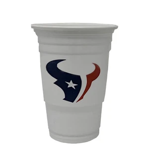 Tazas de plástico para fiesta/día del juego de la liga de fútbol americano de Houston Texans - 18 oz - Imagen 1 de 2