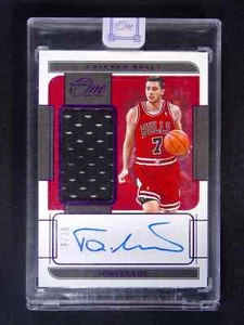 2021-22 Panini One And One Toni Kukoc Jersey Patch Auto Purple 06/35 - Picture 1 of 2