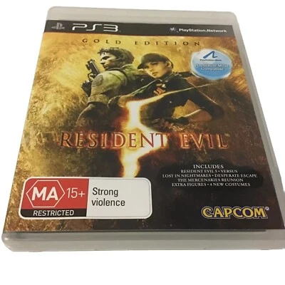 Playstation 3 - Resident Evil 5 Gold Edition - PAL Region - AUS - 2010 - Image 1 of 4