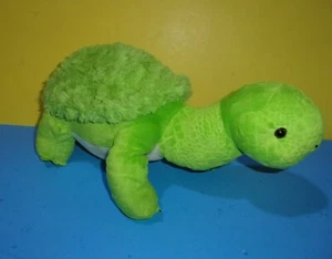 Long Neck Green Turtle Stuffed Plush Promotional Eagle Financial 18" Long - Afbeelding 1 van 3