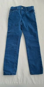 Gap kids boys' size 8 solid royal blue stretch skinny adjustable waist denim  - Picture 1 of 3
