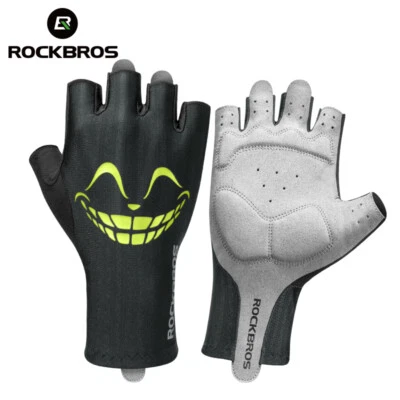 ROCKBROS Cycling Bike Gloves Summer Half Finger Mountain Bicycle Sports Gloves - Image 1 of 4