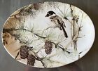 Pottery Barn Snow Bird 18 1/2” Oval Serving Platter 