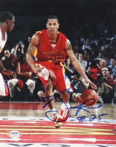 Derrick Rose Signed McDonalds All American Chicago Bulls MVP 8x10 Photo PSA A6 - Picture 1 of 1