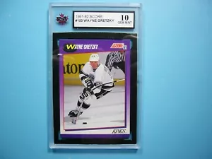 1991/92 SCORE AMERICAN NHL HOCKEY CARD #100 WAYNE GRETZKY KSA 10 GEM MT SHARP+ - Picture 1 of 2
