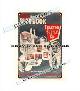 Home Tavern Bars catalogue 1964 Tractor Supply Co. Couverture livre bleu panneau métal étain - Photo 1/4