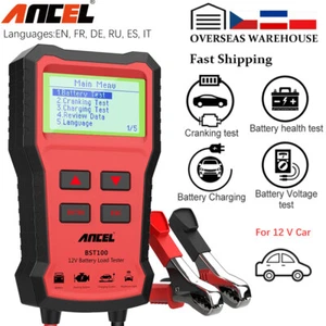 BST100 12V Car Battery Tester Digital Vehicle Analyzer Tool 2000 CCA Charging - Picture 1 of 8