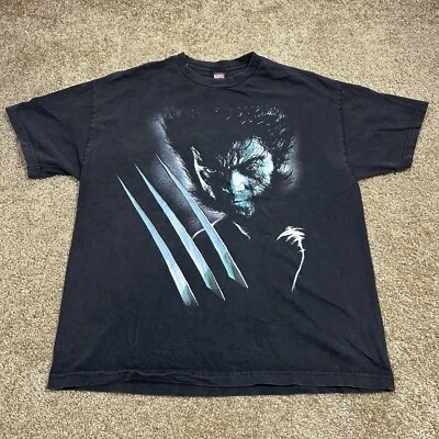 Vintage 00s Marvel X-men Wolverines Logan T-shirt Size 2XL Mad Engine Rare Tee - Image 1 of 4