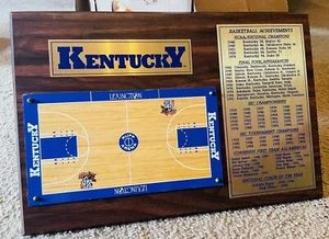 Vintage Kentucky Basketball Achievements Plakette 1933-1994 - Bild 1 von 8