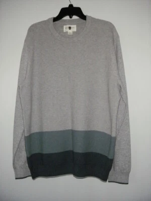 BLACK BROWN 1826 Sweater Men XXL Grey Crew Long Sleeve - Image 1 of 4