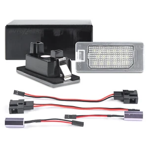 2x LED Number Plate Light For VW Caddy 16-23 Passat Sharan Touran Jetta MK6 11- - Picture 1 of 7