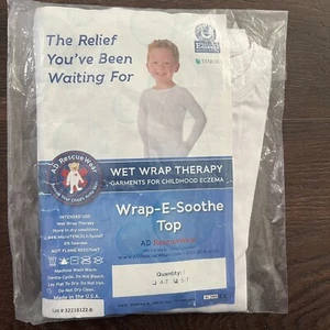 NEW AD Rescue Wear Wet Wrap Therapy Wrap-E-Soothe Long Sleeve Top kids size 5T - Picture 1 of 3