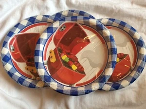 Backyard BBQ 6-7/8 Paper Plates Grill Barbeque Summer BBQ Party Lot 4 8pk (32) - Picture 1 of 3
