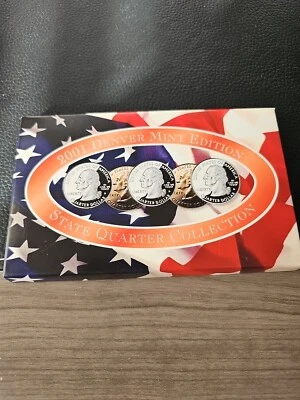 2001 DENVER MINT EDITION STATE QUARTER COLLECTION SET WITH COA - Image 1 of 4