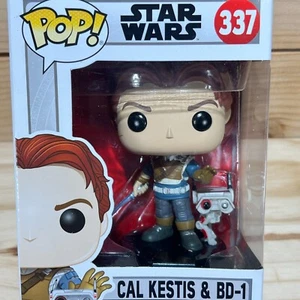 Funko Pop! Star Wars #337 Cal Kestis & BD-1 Bobble-Head Vinyl Figure - Picture 1 of 6
