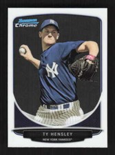 Ty Hensley  2013  Bowman Draft Picks & Prospects  Chrome Top Prospects #TP-23