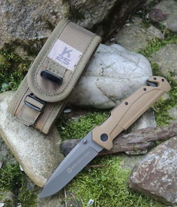 K25 TACTICAL DESERT RESCUE Messer Rettungsmesser Rescue Knife Etui - Bild 1 von 11