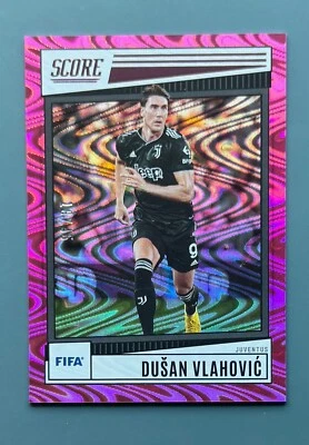 2022-23 Panini Score #167 Dusan Vlahovic /45 pink - Image 1 of 2