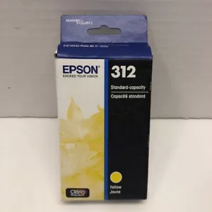 Cartuccia inchiostro giallo Epson 312 T312420S resa standard originale SCAD: 03/2027 NUOVA - Foto 1 di 7