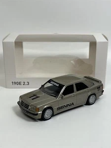Mercedes 190E 2.3 1984 Bronze Senna #11 1:43 Maßstab Norev 351196 - Bild 1 von 7