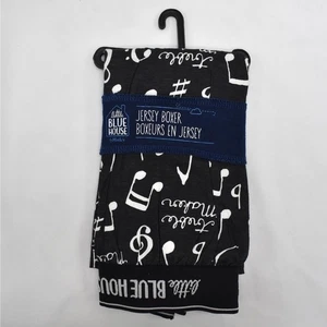 NEW Little Blue House Cotton Boxer Briefs For Men's Size Medium Music Novelty  - Picture 1 of 5