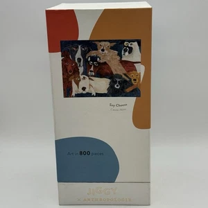 Rompecabezas para perros Jiggy X Anthropologie Say queso Carole Akins arte en 800 piezas - Imagen 1 de 5