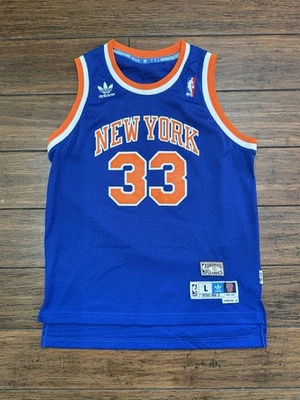 Adidas New York Knicks Patrick Ewing Jersey Madera Dura Clásicos Talla L +2 Foto 1 de 4