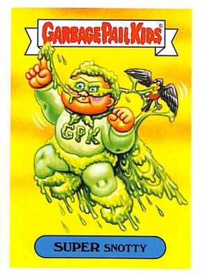 GARBAGE PAIL KIDS 2025 Topps SUPER SNOTTY Greenlight Sticker SDCC Exclusive - Image 1 of 2