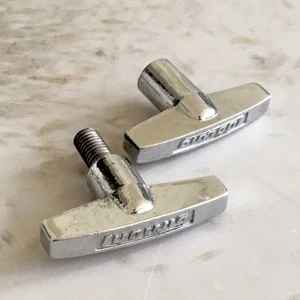 X2 Ludwig Vintage Made In USA Rare Drum Percussion Wing Screws T-Shape 1970s-80s - Picture 1 of 5