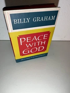 Billy Graham Peace with God Hardcover 1953 Book Club Edition Doubleday & Company - Picture 1 of 9