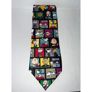Peanuts by Schulz Tie Mens Silk Novelty Cartoon Character Necktie 58" Snoopy - Picture 1 of 8