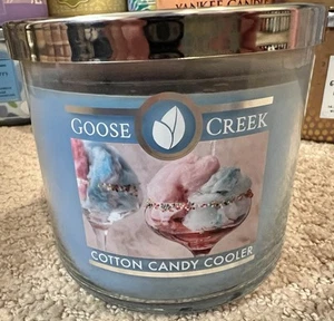 Goose Creek Candle COTTON CANDY COOLER 3-Wick Soy Blend Jar - Rare Find! - Picture 1 of 4
