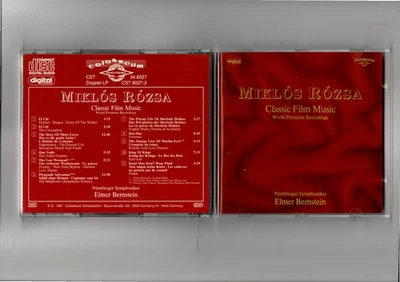Miklos Rozsa Classic Film Music cond. by Elmer Bernstein CD OST Soundtrack - Bild 1 von 2