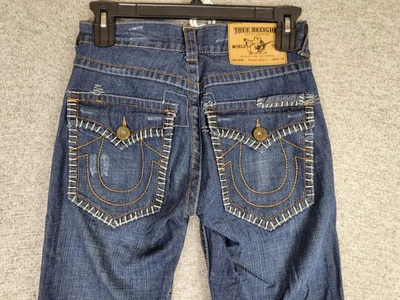 True Religion Jeans Mens 30 Ricky Big T Made in USA Contrast Stitch M24452ED - Image 1 of 4