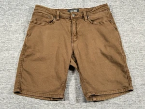 DU/ER No Sweat Relaxed Shorts Mens 34 x 9.5 Brown Functional Performance Commute - Picture 1 of 11