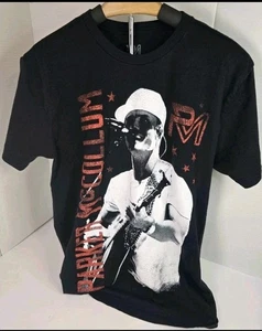 Parker McCollum Concert T-Shirt Small Black Graphic Tee PM Logo Medium  - Picture 1 of 3