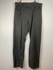 Canali Jeans Men’s Pants Made In Italy 100% Cotton Medium Gray Size 56 IT 38 US - Picture 1 of 19