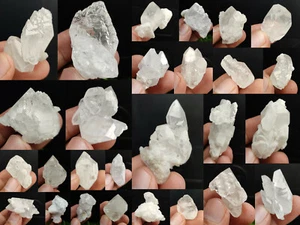 NATURAL QUARTZ Multi Terminated CRYSTAL POINTS HEALING CRYSTAL TERMINATED REIKI - Picture 1 of 12