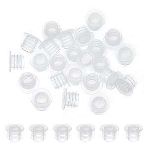 50Pcs 10mm/0.39" Plastic Salt and Pepper Shaker Stoppers Plug Replacement Clear - Picture 1 of 6