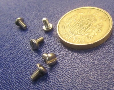 18-8 Stainless Steel Pan Head Slotted Machine Screw 3-48 x 3/16", 100 pcs