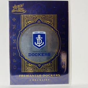 2021 Select AFL Optimum Plus Fremantle Dockers Checklist low 006/455 OP7 - Picture 1 of 3