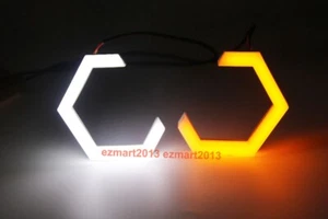 for Subaru Legacy Outback Liberty Switchback LED hex halo Demon angel eye DRL - Picture 1 of 72