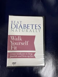 Beat Diabetes Naturally Walk Yourself Fit DVD New Sealed - Picture 1 of 3