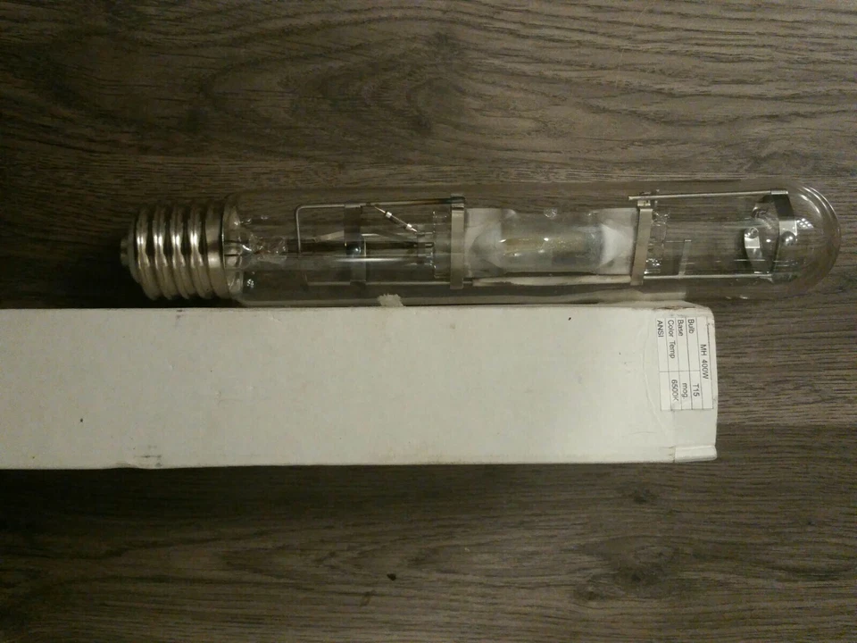 400w MH T15 Bulb MOG Mogul Lamp Seedling Adult Indoor Grow Light LU400 - Image 1 of 1