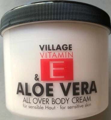 VILLAGE COSMETICS VILLAGE VITAMIN E Aloe Vera 500 ml Bodycream Körperlotion