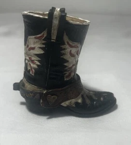 Mini Resin 4" Cowboy Cowgirl Stiefel - Bild 1 von 8