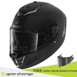Casco de motocicleta Shark Spartan RS alfombra en blanco KMA - Imagen 1 de 5