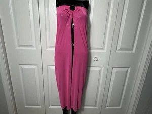 ✅NEW ✅Kendall + Kylie Swim Skirt Cover Up ✅Women's ✅Size M ✅Pink ✅MSRP $120 - Picture 1 of 13