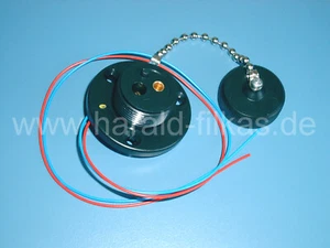 2-polige Einbaubuchse nach DIN 14690 mit Schaltkontakt. Feuerwehr, DRK, DLRG - Bild 1 von 3